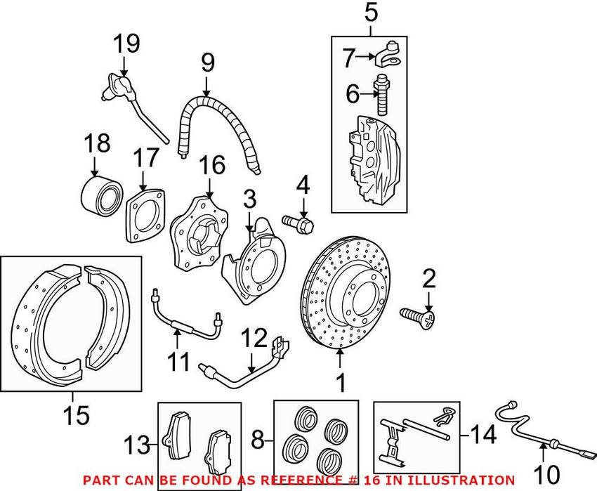 Porsche Wheel Hub 99134160503