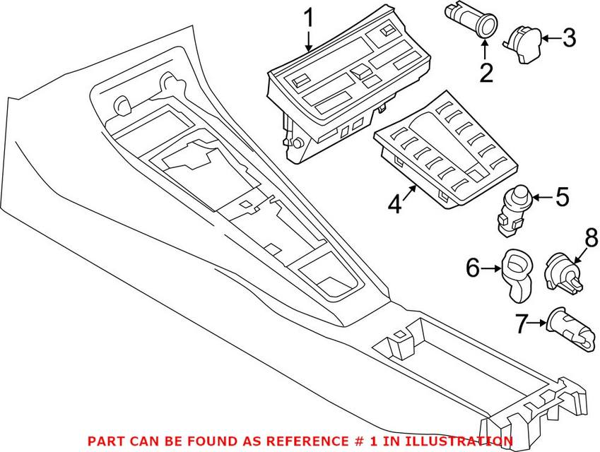 Porsche HVAC Temperature Control Panel 99165320315DML – Genuine Porsche