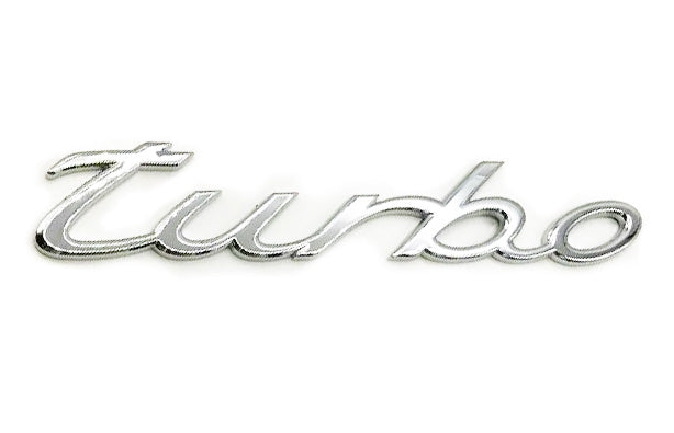 "TURBO" Logo - Galvano Silver