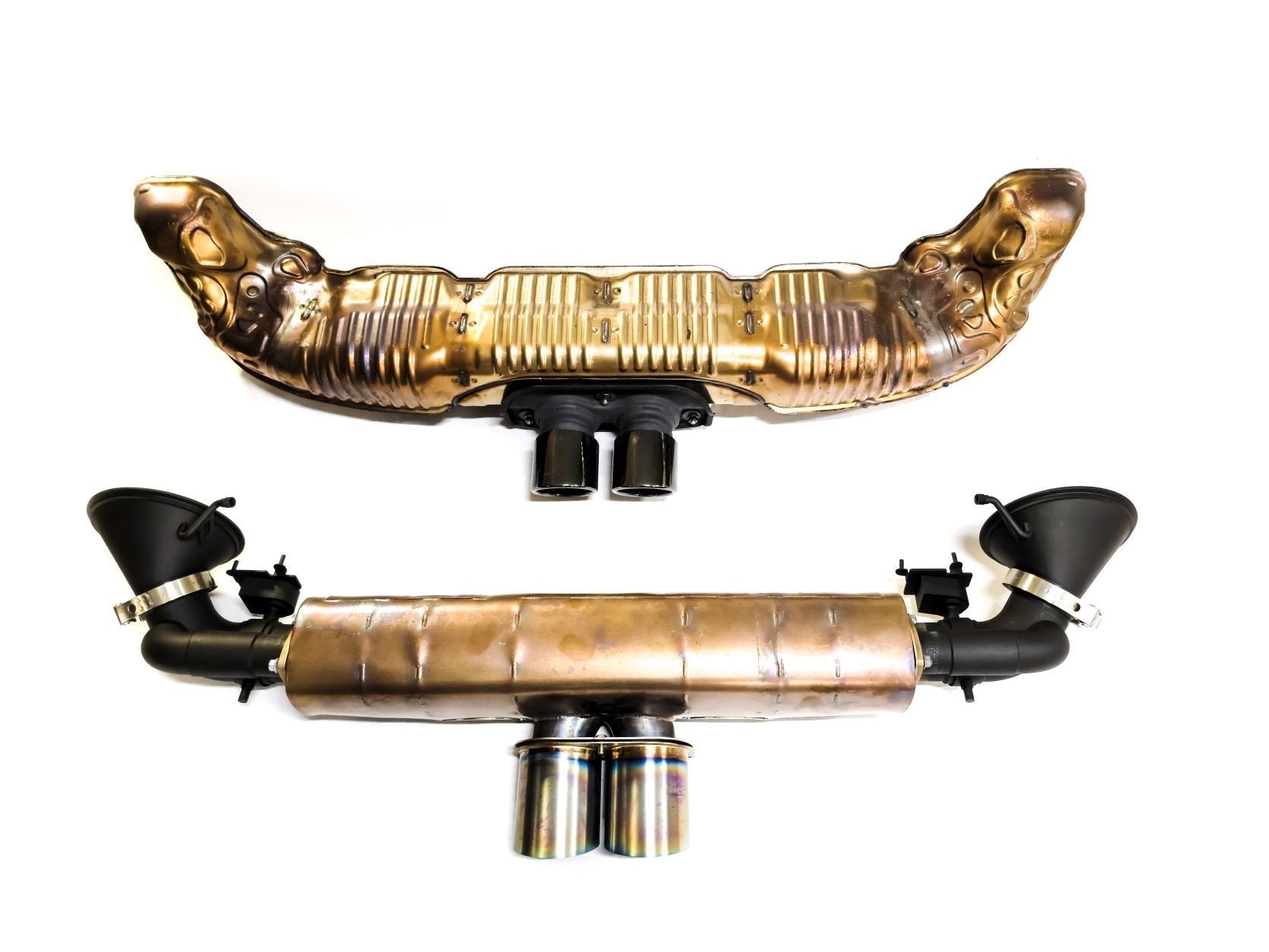 992 GT3 Exhaust: Valved Cat-Back Exhaust System (Non-EU Version)