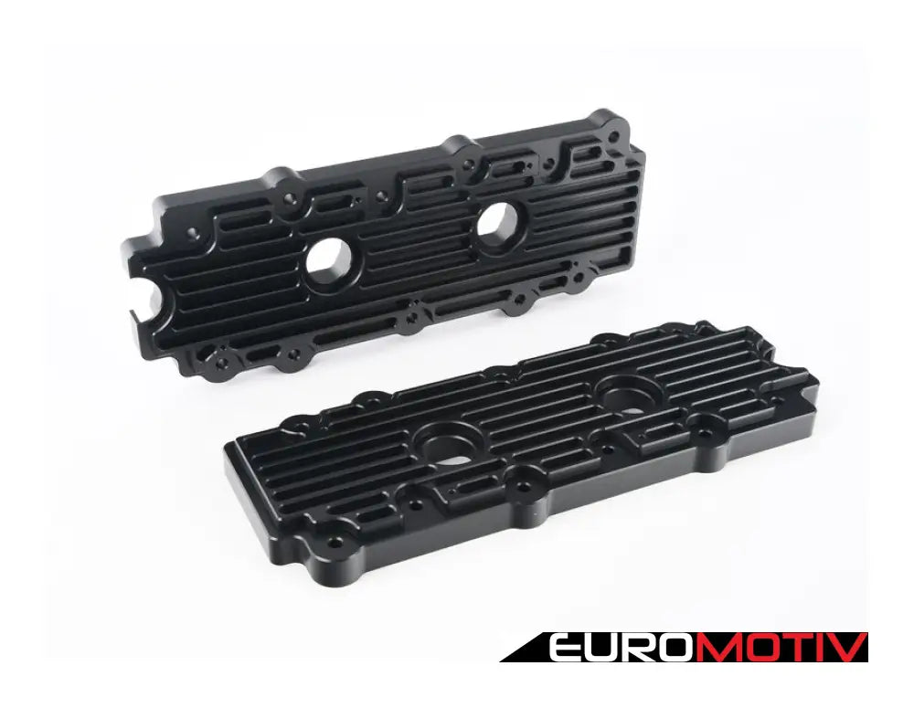 993 Billet Aluminum Lower Valve Cover Pair - Black