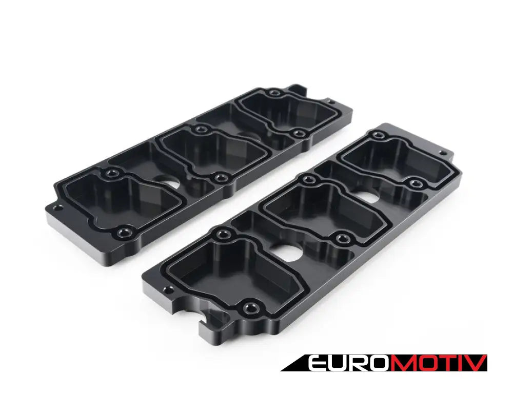 993 Billet Aluminum Upper Valve Cover Pair - Black