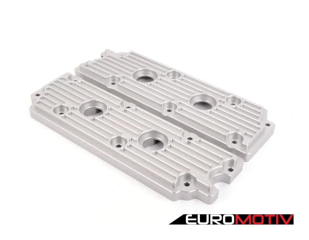 993 Billet Aluminum Upper Valve Cover Pair - Silver