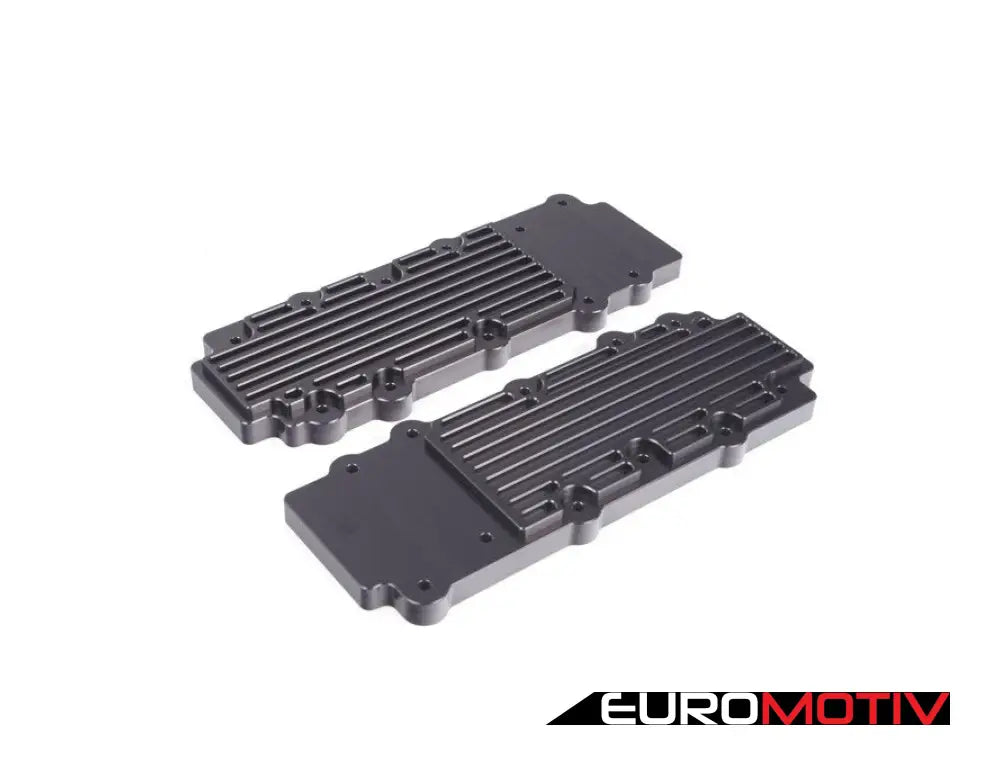 993 Turbo Billet Aluminum Lower Valve Cover Pair - Black