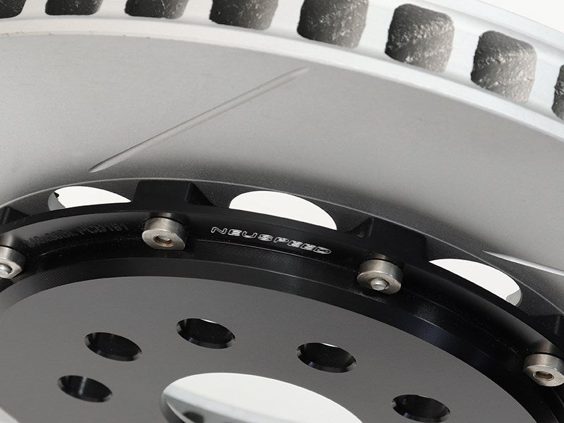 2-Piece Floating Brake Rotors | Front 340mm Slotted • MQB