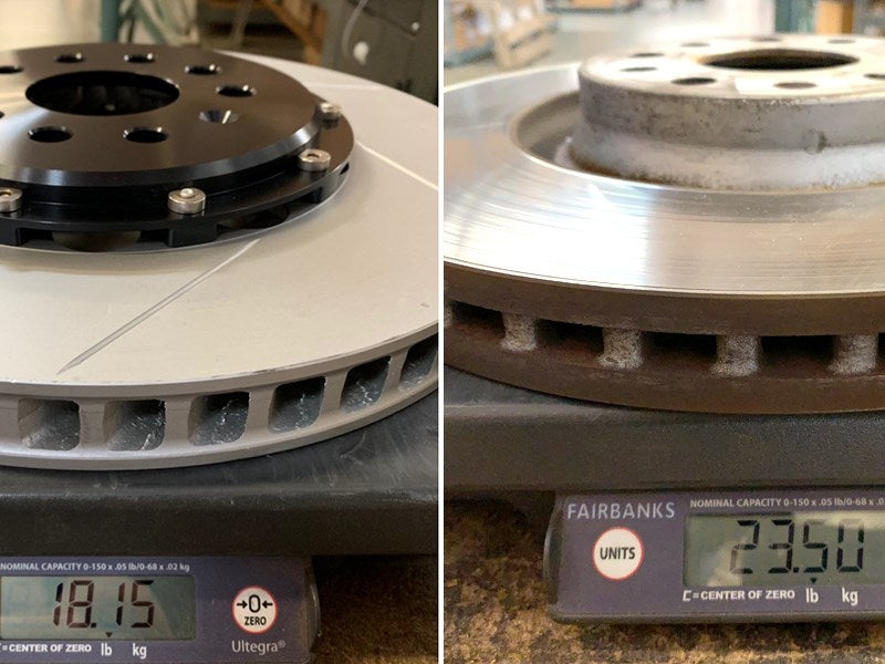 2-Piece Floating Brake Rotors | Front 340mm Slotted • MQB