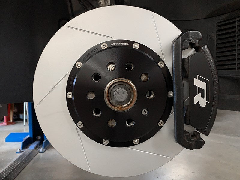 2-Piece Floating Brake Rotors | Front 340mm Slotted • MQB