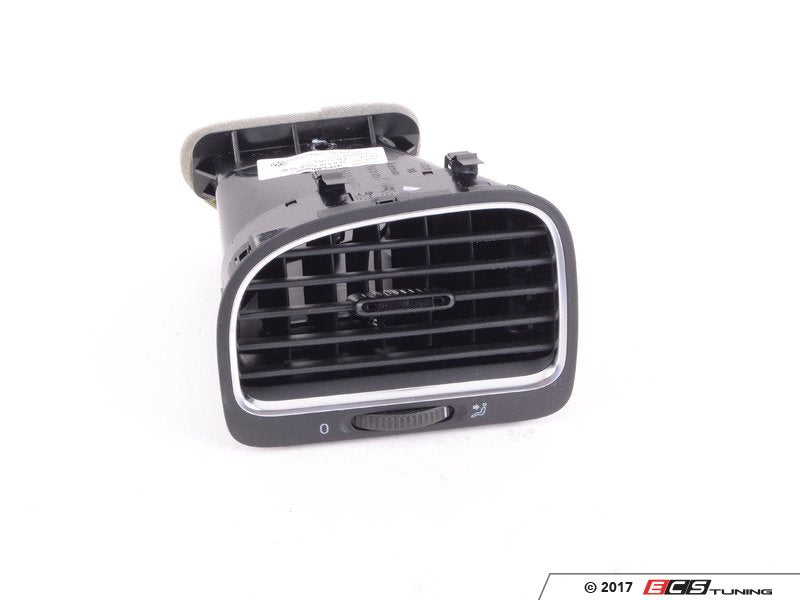 Front Air Vent - Black With Chrome Trim