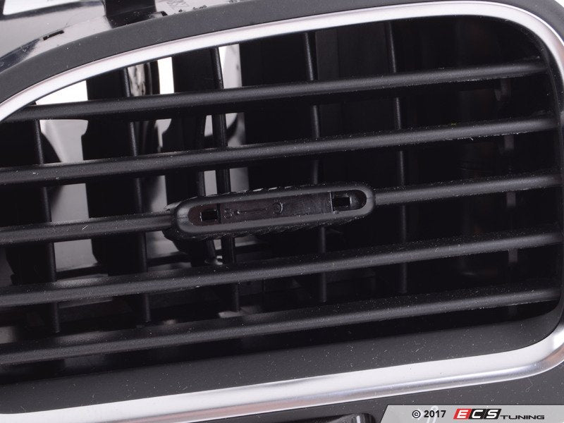 Front Air Vent - Black With Chrome Trim