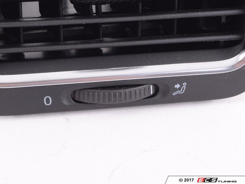 Front Air Vent - Black With Chrome Trim