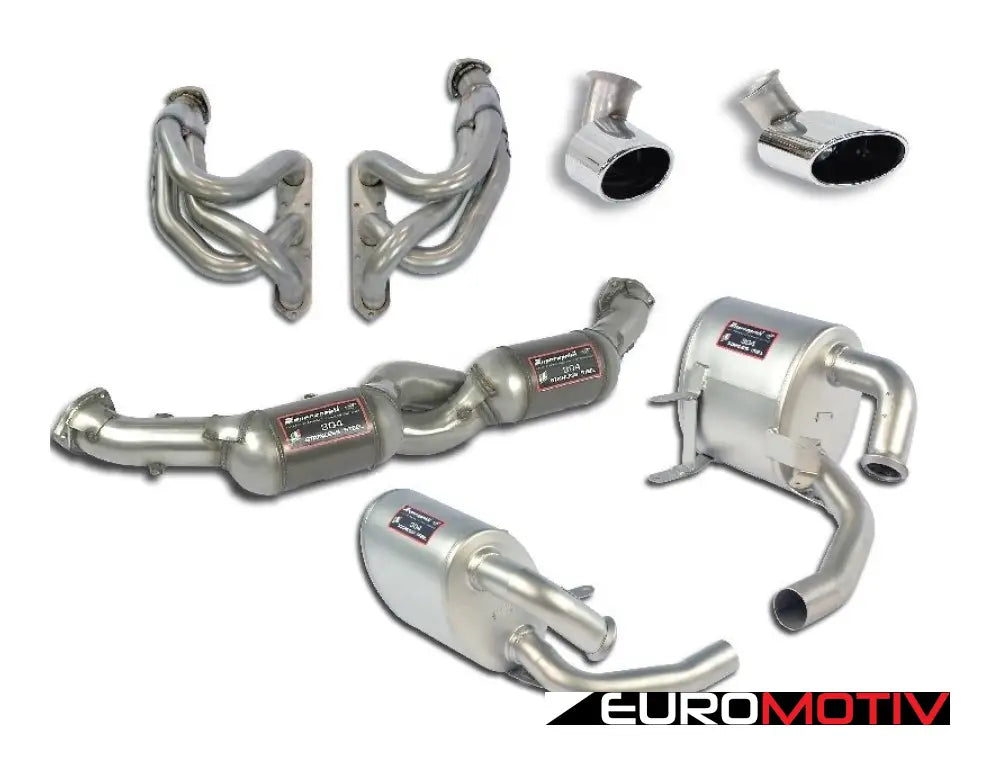 996 Full Performance Exhaust System With Race Mufflers & Oval Tips