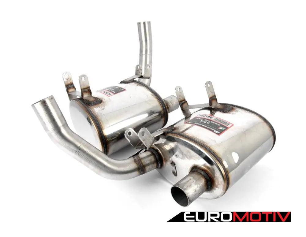 996 Full Performance Exhaust System With Race Mufflers & Oval Tips