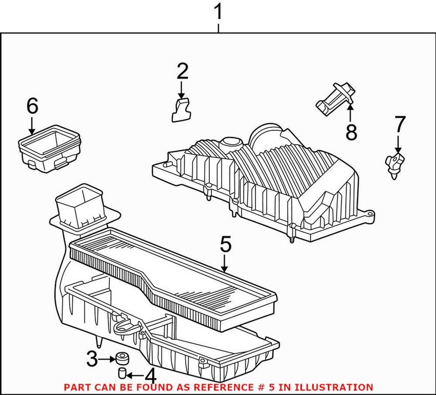 Porsche Engine Air Filter 99611013152