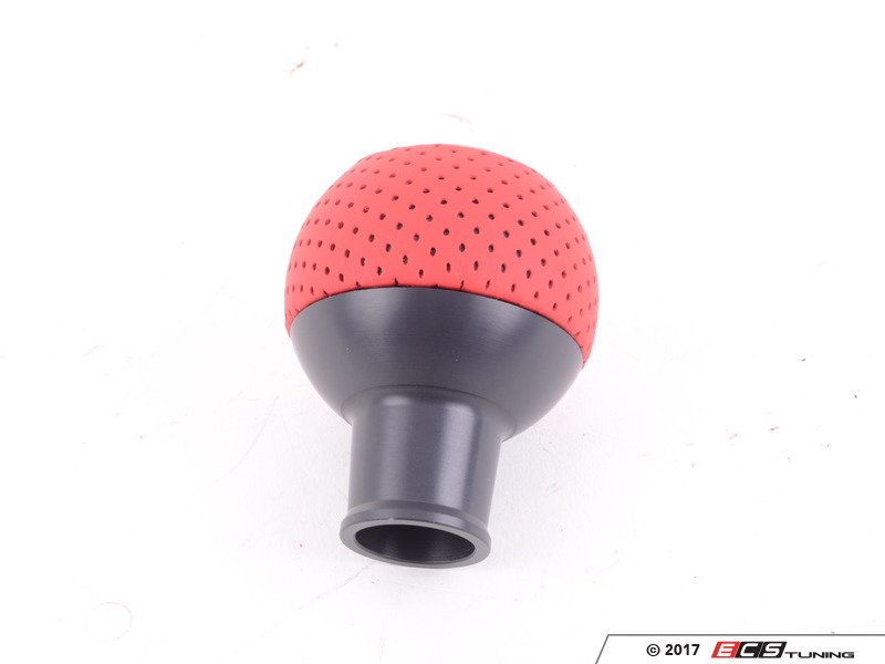 BFI Heavy Weight Shift Knob - Rosso Centaurus Leather / Black Anodized