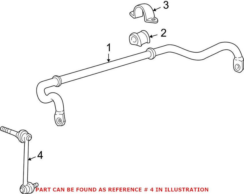 Porsche Sway Bar End Link – Front 99634307305