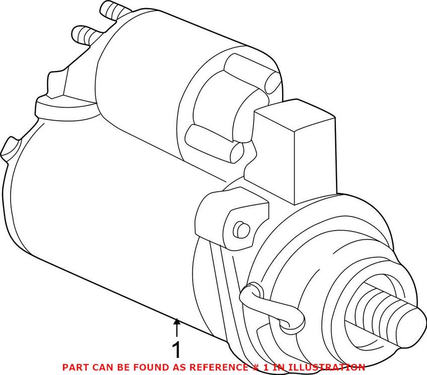 Porsche Starter Motor 99660410301 – Genuine Porsche