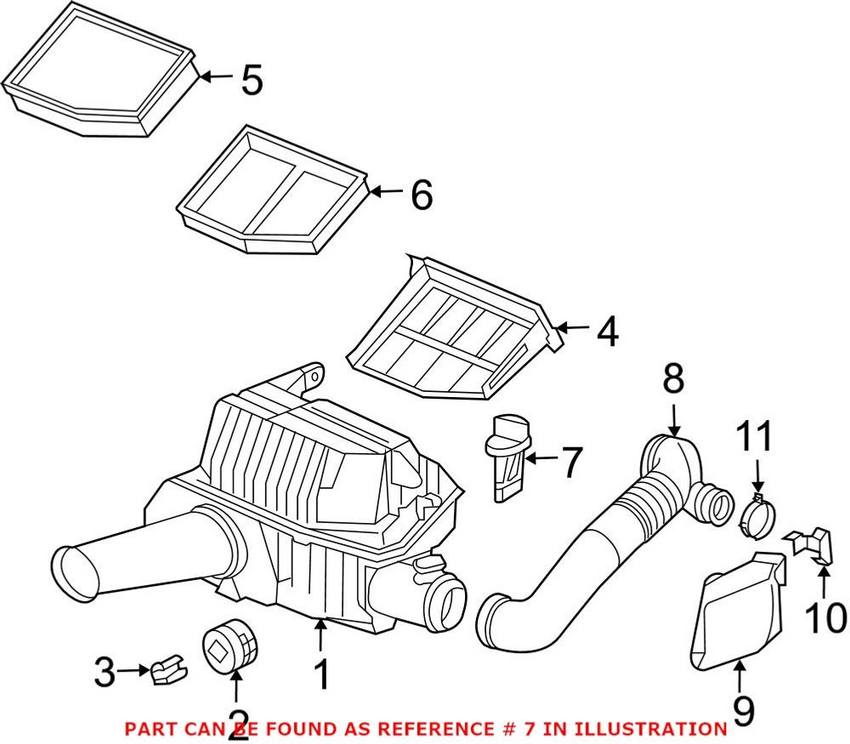 Porsche Mass Air Flow Sensor 99660612300 – Genuine Porsche