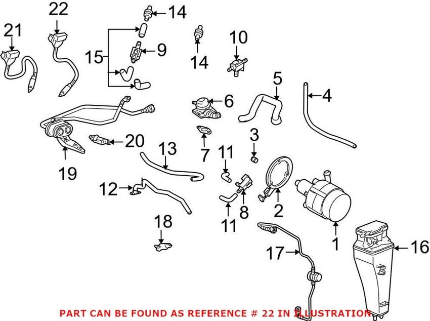 Porsche Oxygen Sensor – Rear 99660613801