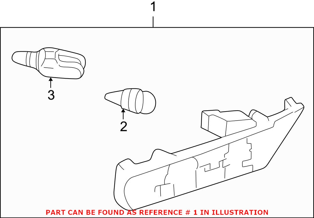 Porsche Side Marker Light – Passenger Side 99663104403