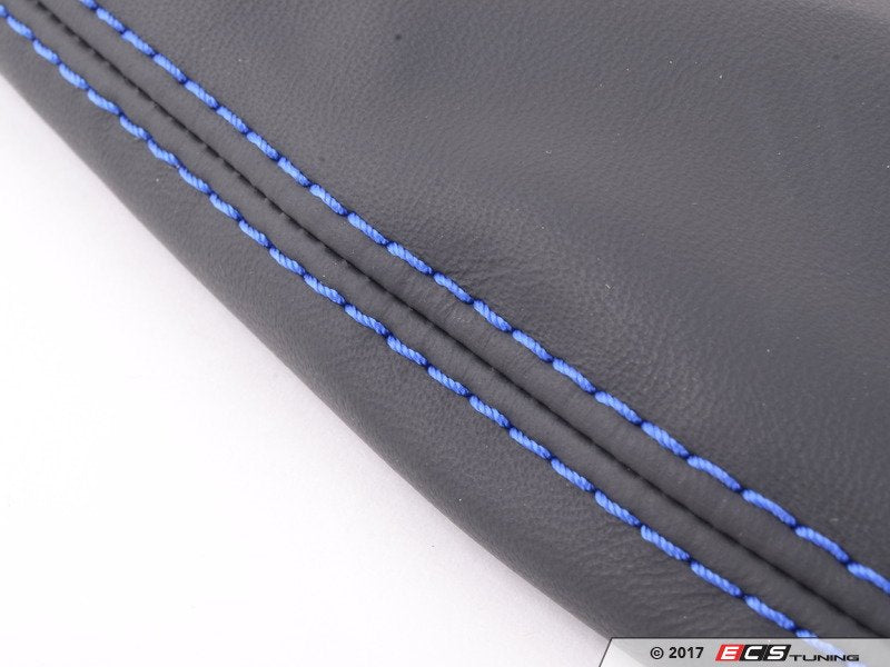 BFI Manual Leather Shift Boot - Blue Stitching