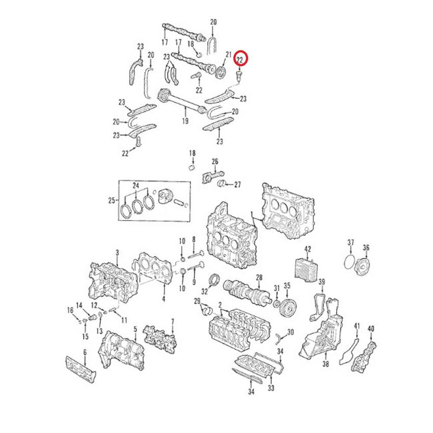 Porsche Timing Chain Tensioner 99710506270