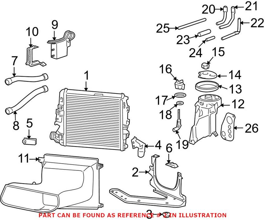 Radiator Mount Bracket – Pasenger Side