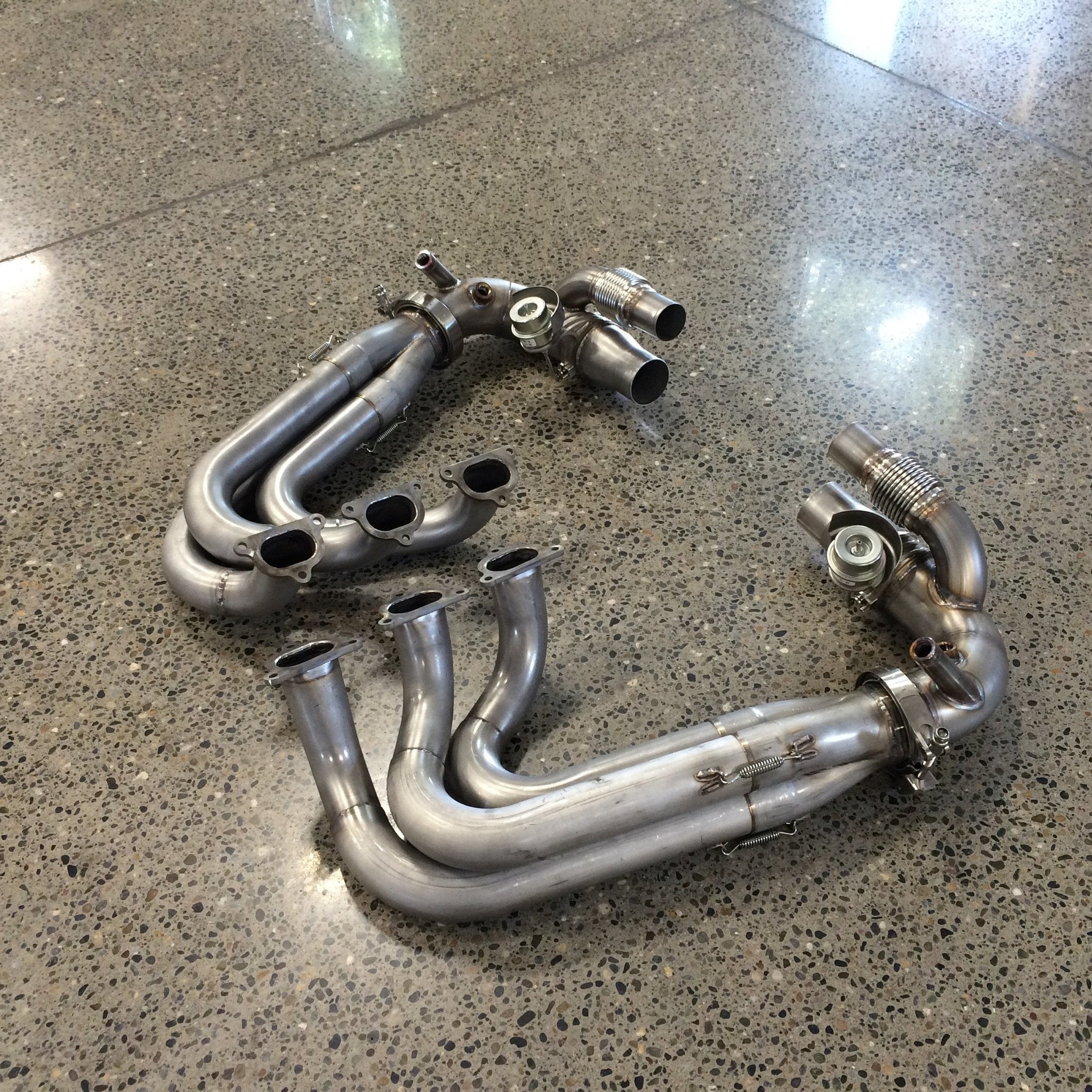 997.2 Cup Race Header, "Crack Pipe" Exhaust, Intake Manifold D4R Power Package