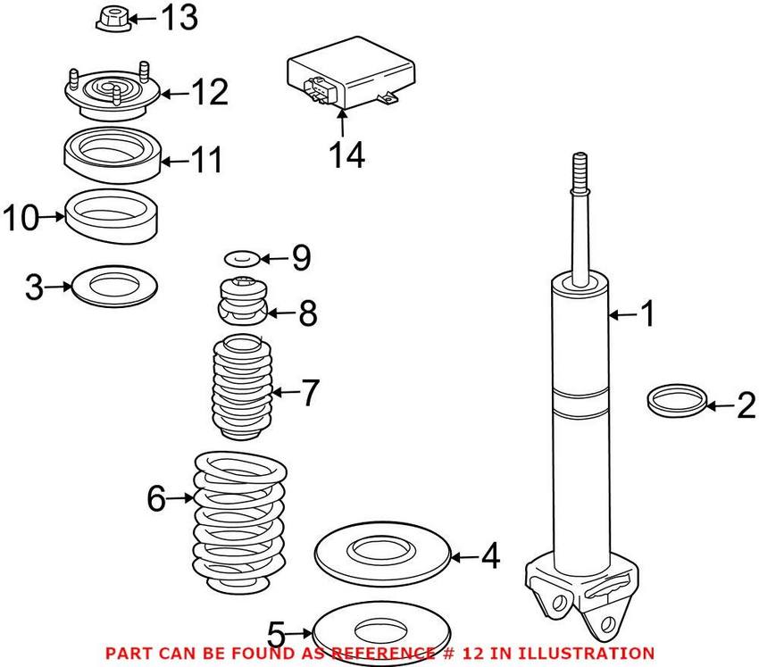 Porsche Shock Mount 99733306103