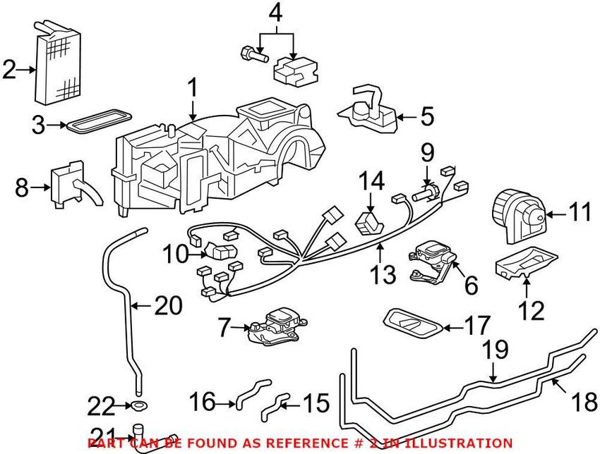 Porsche Heater Core 99757212900