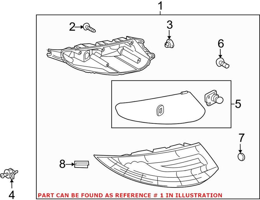 Tail Light Assembly – Driver Side