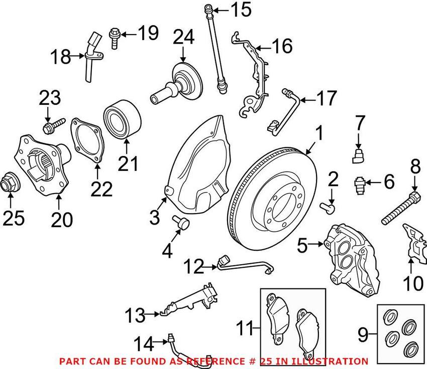 Wheel Hub Nut