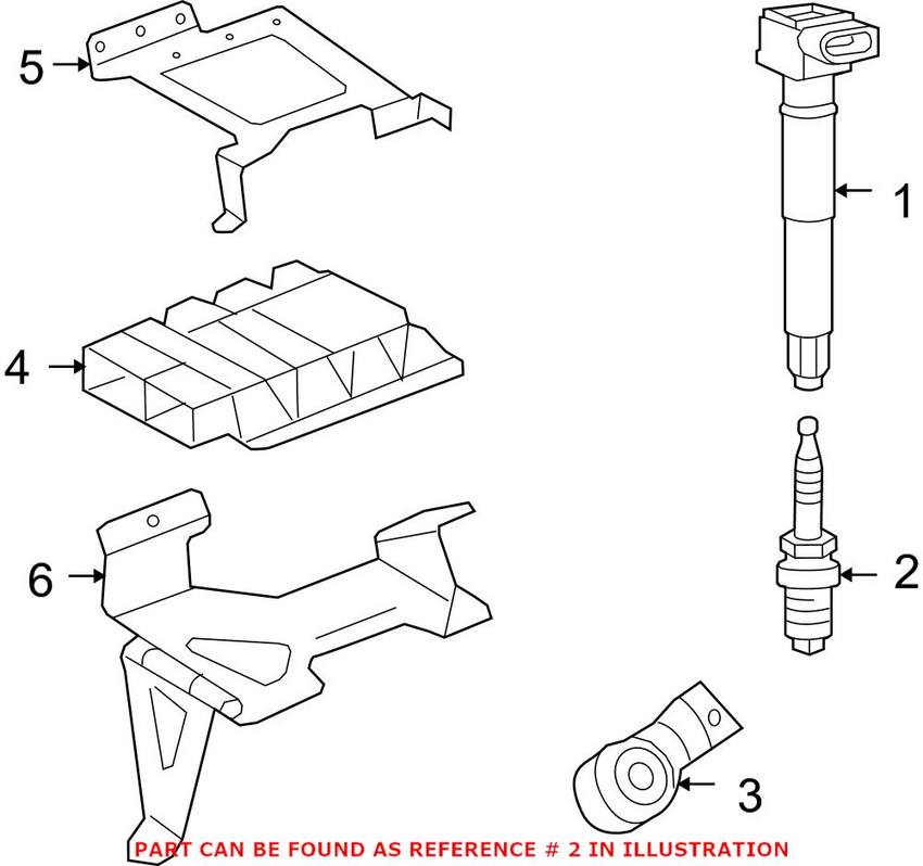 Porsche Spark Plug 99917012290 – Genuine Porsche