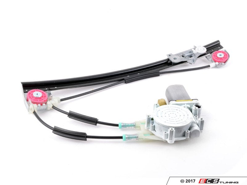 Rear Power Window Regulator and Motor - Left