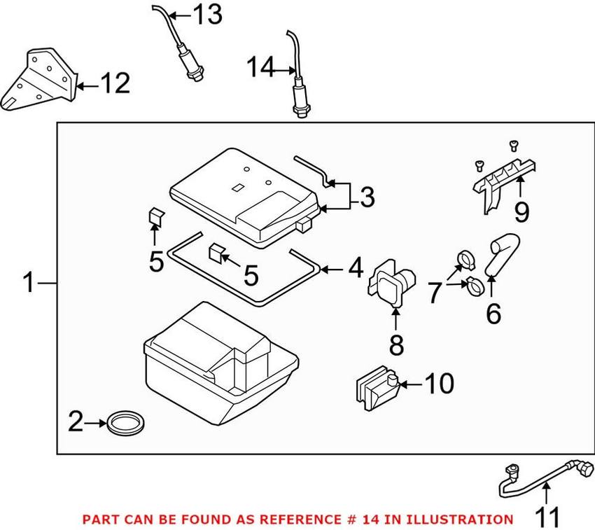 Porsche Oxygen Sensor – Rear 9A160617701