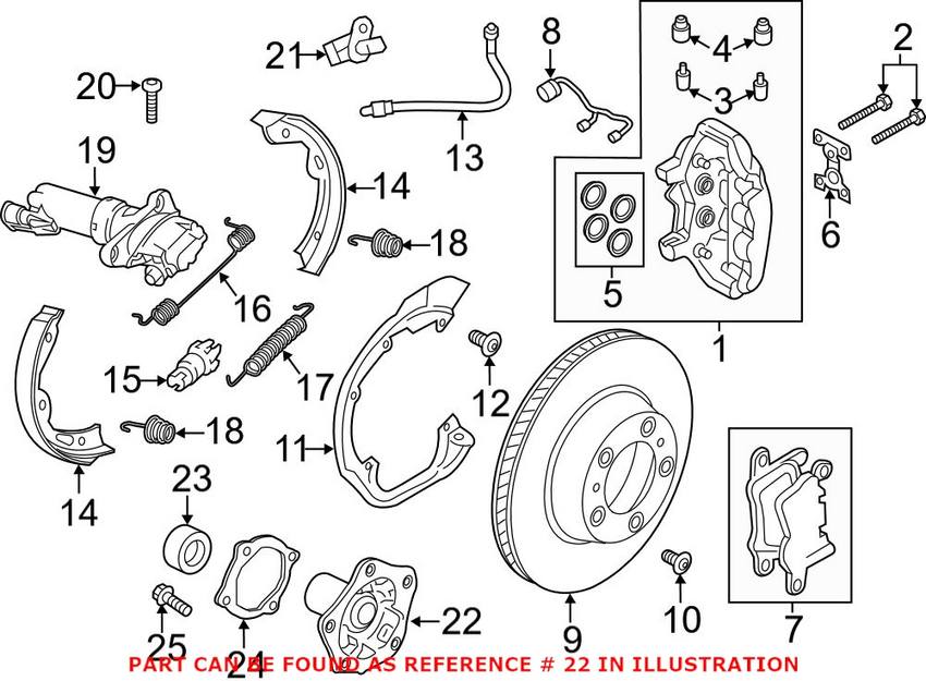 Porsche Wheel Hub 9P1407616 – Genuine Porsche