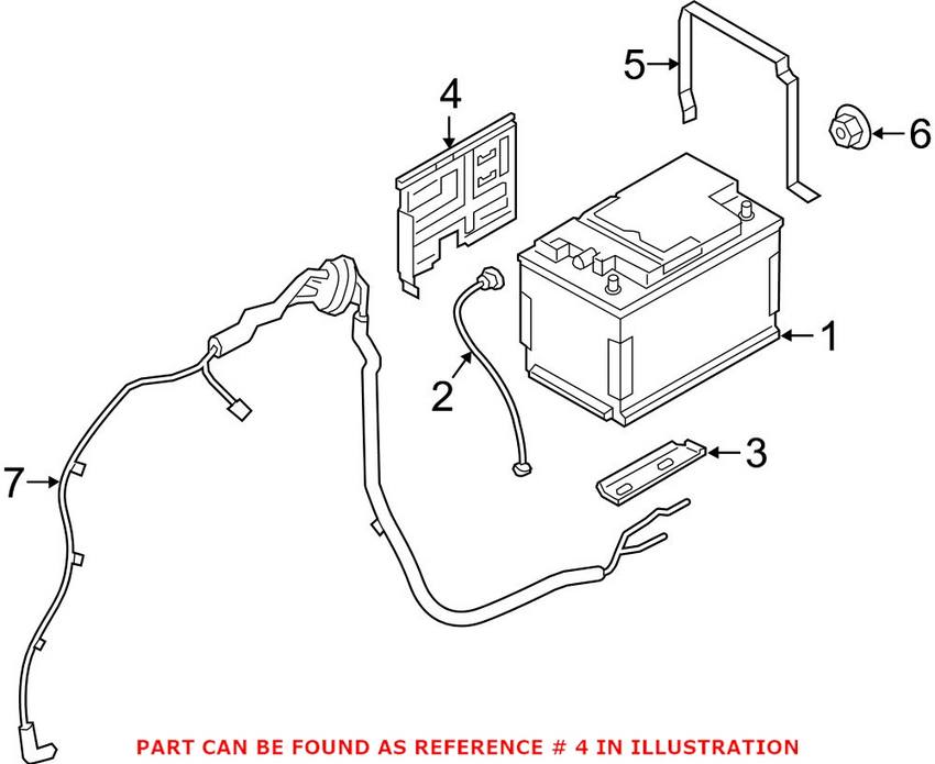 Porsche Vehicle Battery Bracket 9Y0801543 – Genuine Porsche