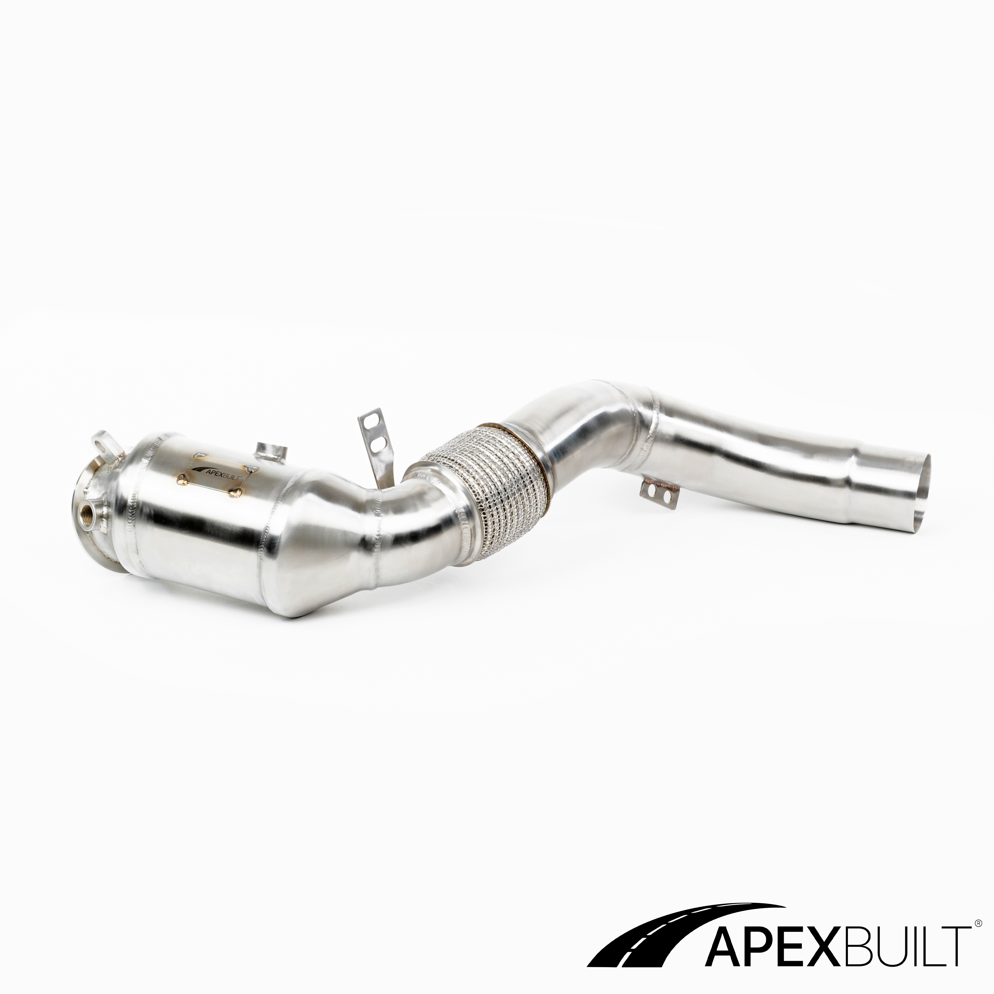 ApexBuilt® BMW G-Chassis M550i/M850i/750i/X5 & X7 M50i Race Downpipes (N63B, 2018+)