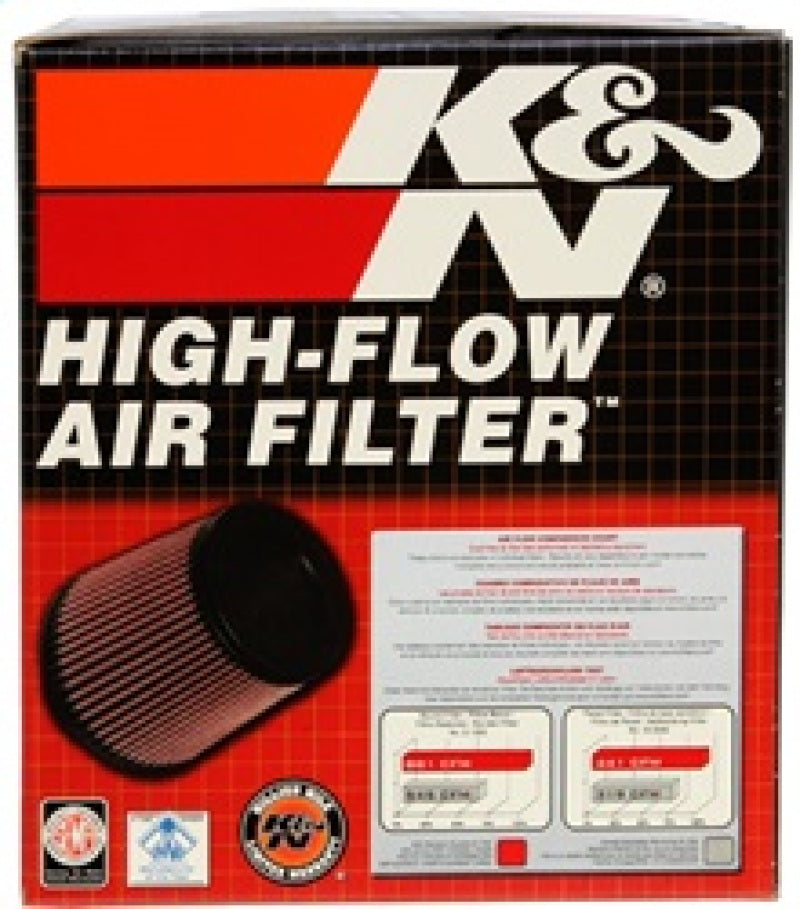 K&N Filter Universal Rubber Filter 5in Flange 6.5in Base 4.5in Top 5.5in Height