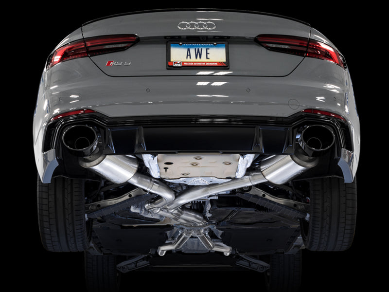 AWE Tuning Audi B9 RS5 Touring Edition Exhaust - w/ Diamond Black RS Tips