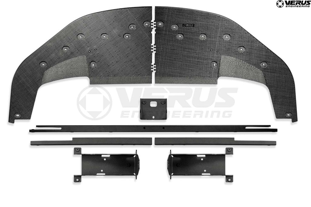 Carbon Polyweave Front Splitter Kit - Porsche 992 GT3