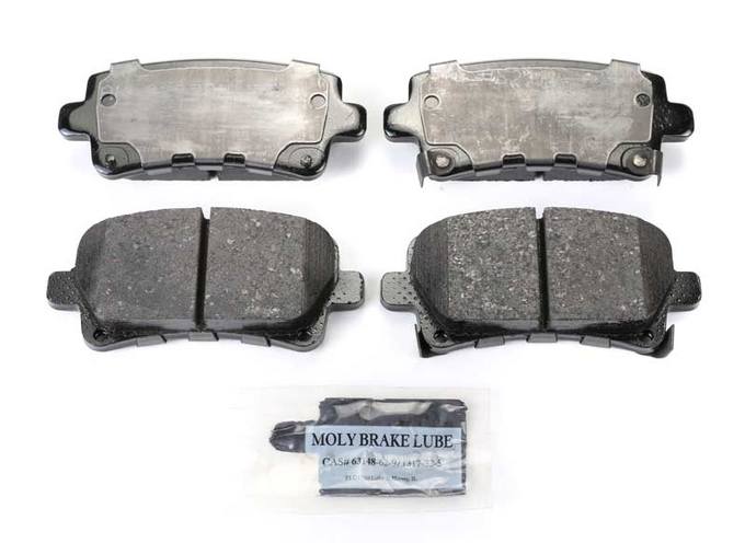 SAAB Disc Brake Pad Set – Rear (315mm) 39021483 – Akebono PROACT Ultra-Premium ACT1430