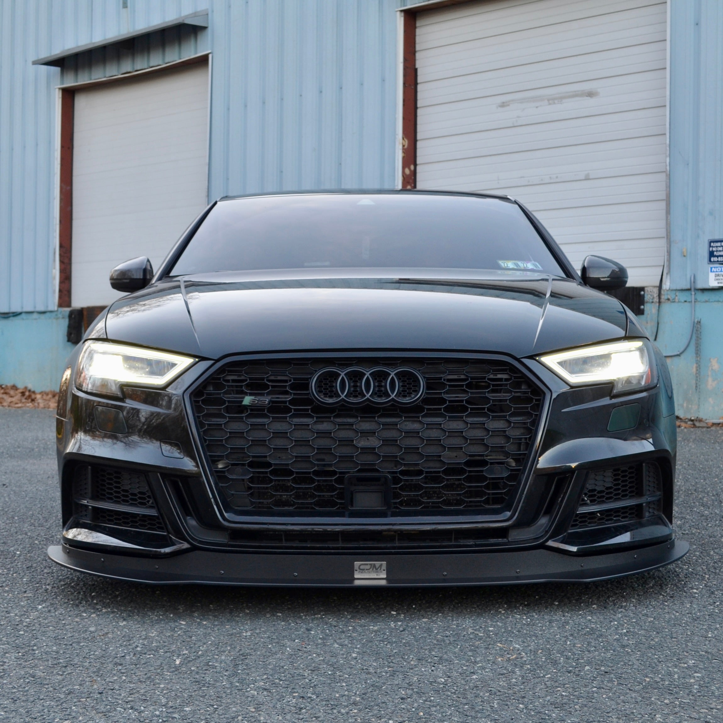 Chassis mounted splitter with air dam - Audi 8V S3 Facelift - (2017-2020) V2