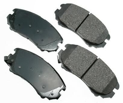 SAAB Disc Brake Pad Set – Front (321mm) 32017996 – Akebono PROACT Ultra-Premium ACT924