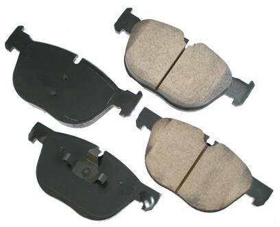 BMW Disc Brake Pad Set – Front (Ceramic) (EURO) 34116877653 – Akebono Euro Ultra-Premium EUR1294