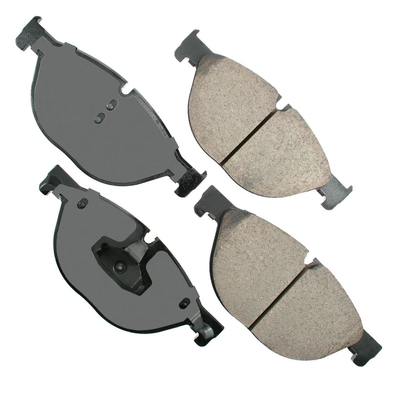 BMW Disc Brake Pad Set – Front (Ceramic) (EURO) 34116858047 – Akebono Euro Ultra-Premium EUR1409