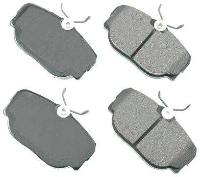 BMW SAAB Disc Brake Pad Set – Front 34111162481 – Akebono Euro Ultra-Premium EUR493