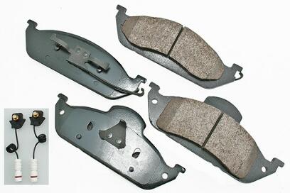 Mercedes Disc Brake Pad Set – Front 163420122041 – Akebono Euro Ultra-Premium EUR760