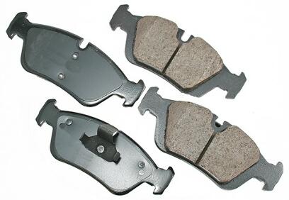 BMW Disc Brake Pad Set – Front (Ceramic) (EURO) 34116761244 – Akebono Euro Ultra-Premium EUR781