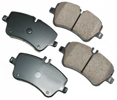 Mercedes Disc Brake Pad Set – Front (w/o Sport Package) 006420622041 – Akebono Euro Ultra-Premium EUR872