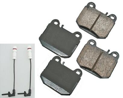 Mercedes Disc Brake Pad Set – Rear 163420112041 – Akebono Euro Ultra-Premium EUR874